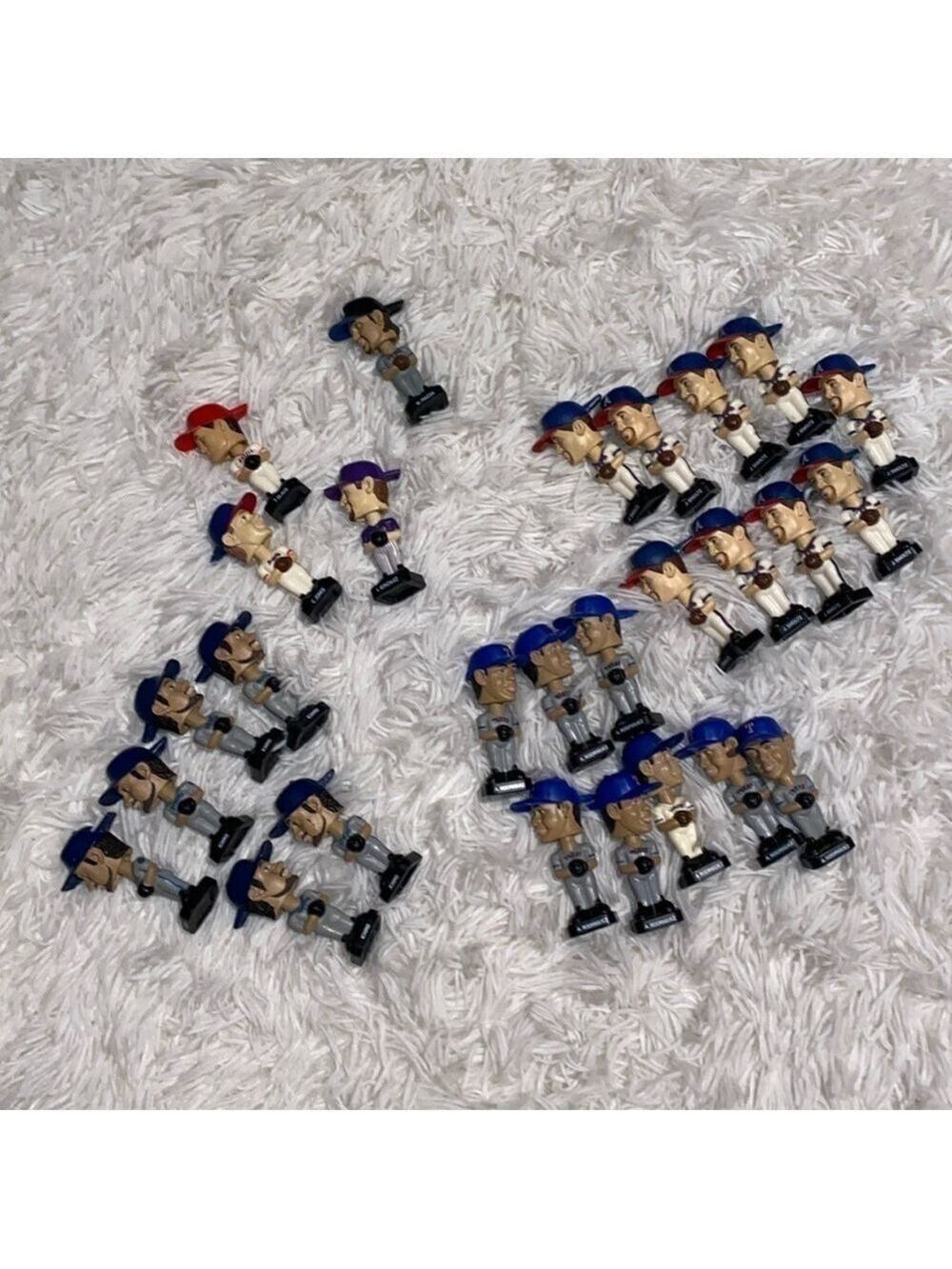 Y2K vintage fotoball baseball mini bobble head collection